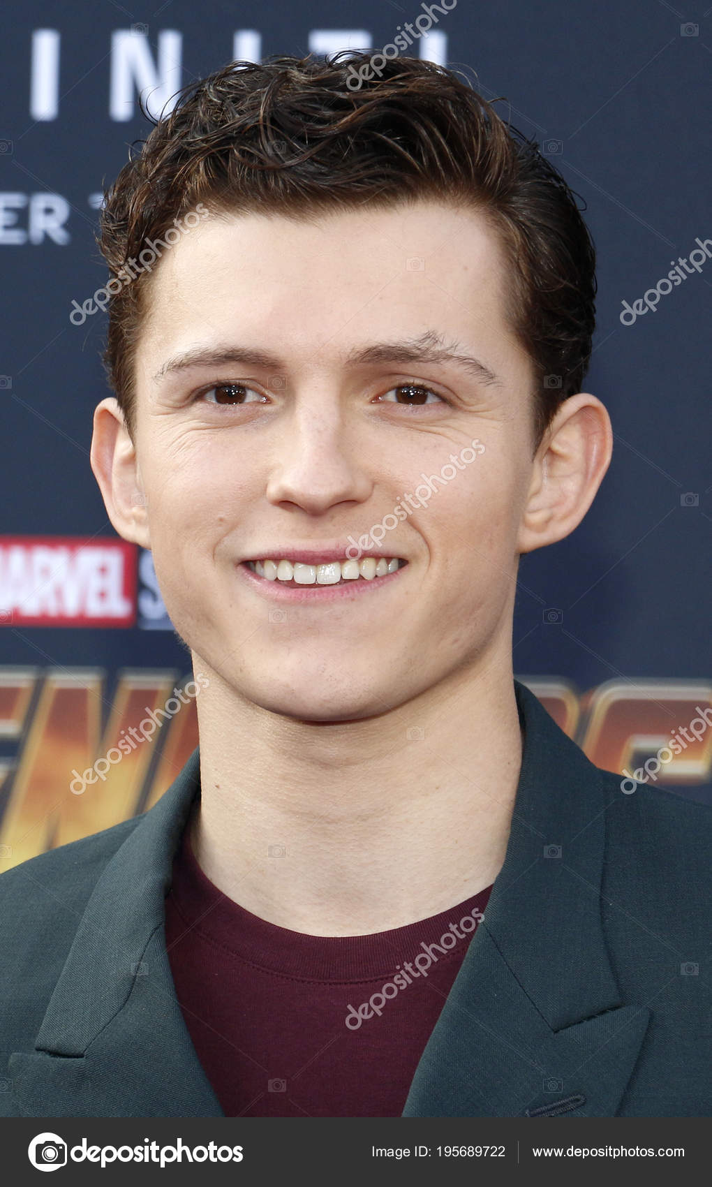 Actor Tom Holland Premiere Disney Marvel's 'Avengers Infinity War' Held