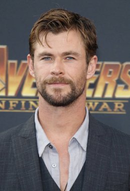 aktör Chris Hemsworth Disney ve Marvel'ın galasında ' Avengers: sonsuz savaş ' Hollywood, ABD El Capitan Tiyatrosunda düzenlenen 23 Nisan 2018.