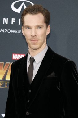 aktör Benedict Cumberbatch Disney ve Marvel'ın galasında ' Avengers: sonsuz savaş ' Hollywood, ABD El Capitan Tiyatrosunda düzenlenen 23 Nisan 2018.