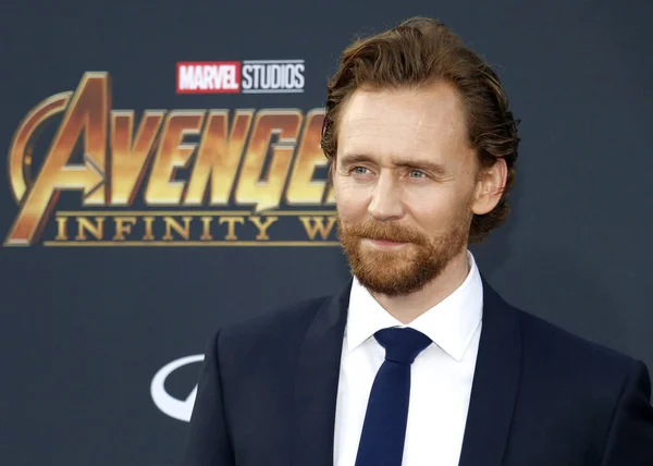 Aktor Tom Hiddleston Pemutaran Perdana Disney Dan Marvel Avengers Infinity — Stok Foto