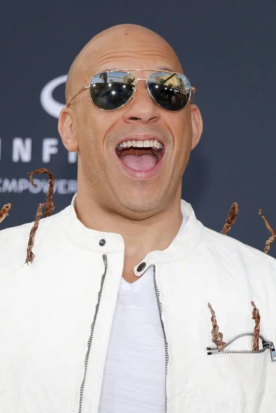 Acteur Vin Diesel Lors Première Avengers Infinity War Disney Marvel — Photo