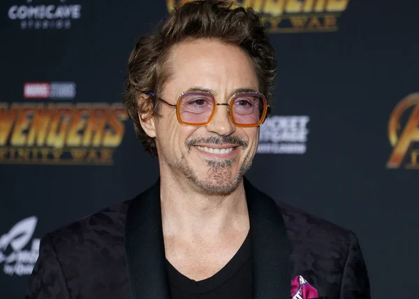 Acteur Robert Downey Tijdens Première Van Disney Marvel Avengers Infinity — Stockfoto