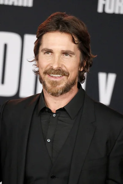 Christian Bale Los Angeles Premiere Ford Ferrari Held Tcl Chinese — Stock Photo, Image