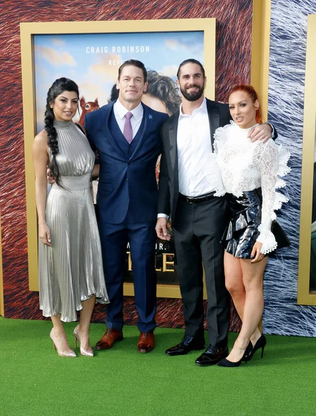 John Cena, Shay Shariatzadeh, Becky Lynch, Seth Rollins