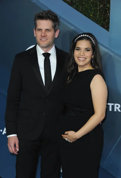 Ryan Piers Williams, Amerika Ferrera - Stock-foto