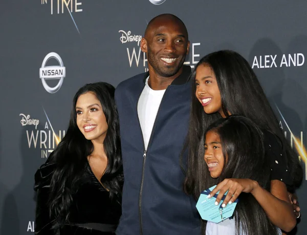 Kobe Bryant, Vanessa Bryant, Gianna Maria Onore Bryant et Natalia Diamante Bryant — Photo