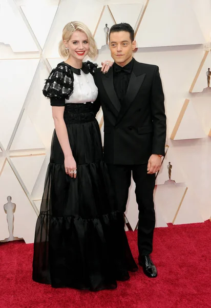 Rami Malek ve Lucy Boynton — Stok fotoğraf