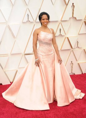 9 Şubat 2020 'de Hollywood Dolby Tiyatrosu' nda düzenlenen 92. Akademi Ödülleri 'nde aktris Regina King..