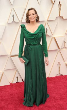 Aktris Sigourney Weaver, 9 Şubat 2020 'de Hollywood Dolby Tiyatrosu' nda düzenlenen 92. Akademi Ödülleri 'nde..