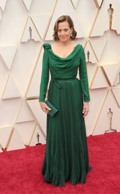 Aktris Sigourney Weaver, 9 Şubat 2020 'de Hollywood Dolby Tiyatrosu' nda düzenlenen 92. Akademi Ödülleri 'nde..