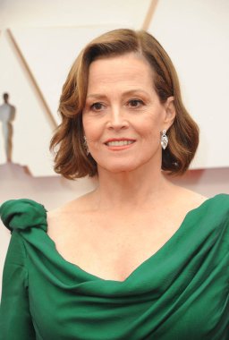 Aktris Sigourney Weaver, 9 Şubat 2020 'de Hollywood Dolby Tiyatrosu' nda düzenlenen 92. Akademi Ödülleri 'nde..