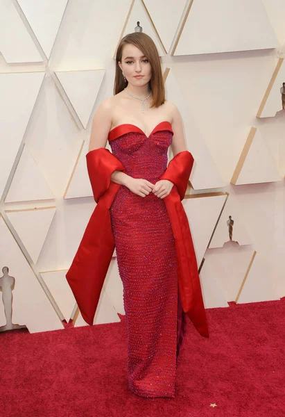 Actrice Kaitlyn Dever Lors 92E Academy Awards Tenue Dolby Theatre — Photo