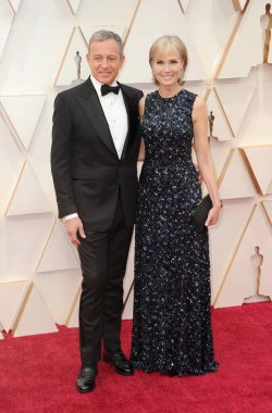 Willow Bay ve Bob Iger, 9 Şubat 2020 'de Hollywood Dolby Tiyatrosu' nda düzenlenen 92. Akademi Ödülleri 'nde.