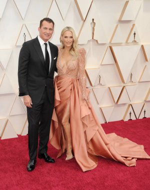 Scott Stuber ve Molly Sims, 9 Şubat 2020 'de Hollywood Dolby Tiyatrosu' nda düzenlenen 92. Akademi Ödülleri 'nde.