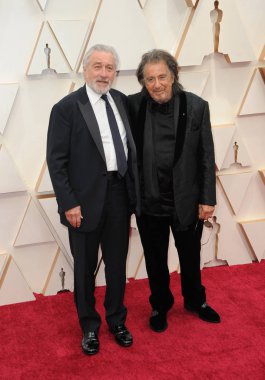 Al Pacino ve Robert De Niro, 9 Şubat 2020 'de Hollywood Dolby Tiyatrosu' nda düzenlenen 92. Akademi Ödülleri 'nde.
