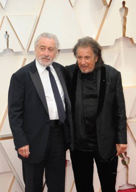 Al Pacino ve Robert De Niro, 9 Şubat 2020 'de Hollywood Dolby Tiyatrosu' nda düzenlenen 92. Akademi Ödülleri 'nde.