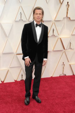 Brad Pitt at the 92nd Academy Awards held at the Dolby Theatre in Hollywood, USA on February 9, 2020.