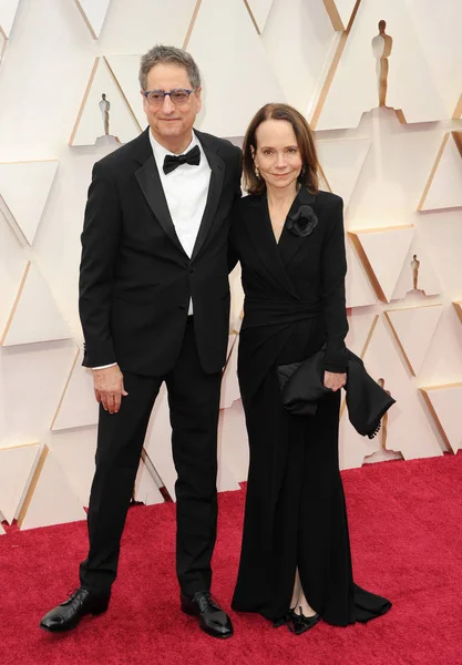 2020年2月9日 アメリカ ハリウッドのドルビー シアターで開催された第92回アカデミー賞のトム ロスマンとジェシカ ハーパー — ストック写真