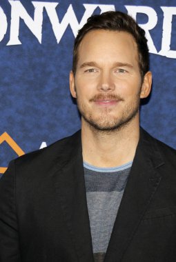 Aktör Chris Pratt 18 Şubat 2020 'de Hollywood, ABD' deki El Capitan Tiyatrosu 'nda düzenlenen Disney and Pixar' s Forward 'ın dünya prömiyerinde.