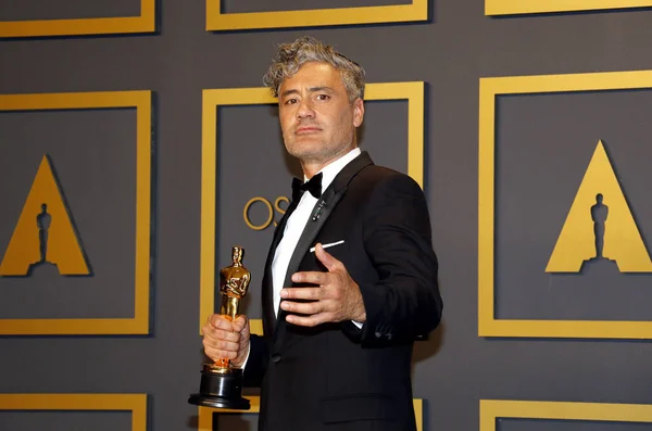 Pembuat Film Taika Waititi Academy Awards Press Room Yang Diadakan — Stok Foto
