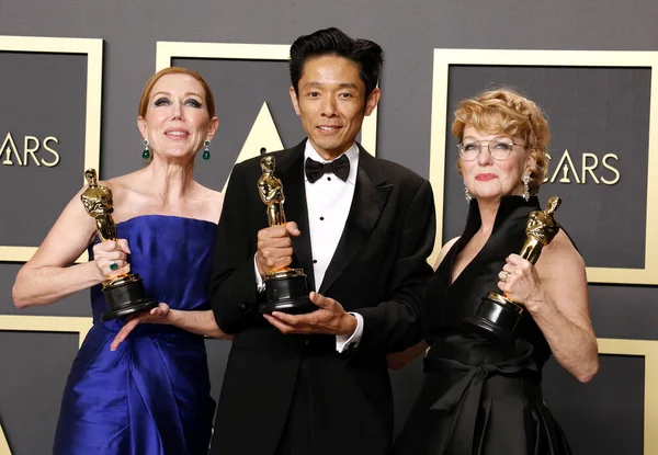 Anne Morgan Kazu Hiro Vivian Baker 92Nd Academy Awards Press — Stock Photo, Image