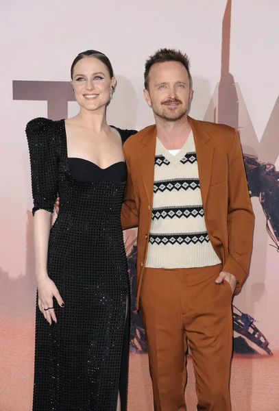 Aaron Paul Evan Rachel Wood Estreno Temporada Westworld Hbo Celebrado — Foto de Stock