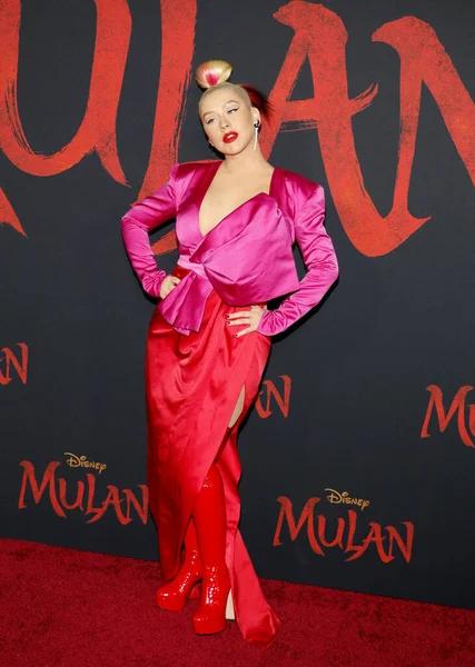 歌手のクリスティーナ アギレラは 2020年3月9日に米国ハリウッド