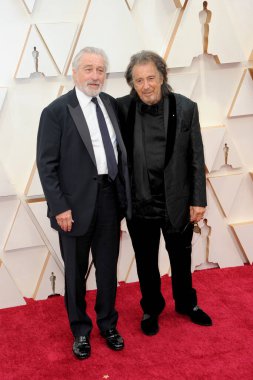 Robert De Niro ve Al Pacino, 9 Şubat 2020 'de ABD' nin Hollywood kentindeki Dolby Tiyatrosu 'nda düzenlenen 92..