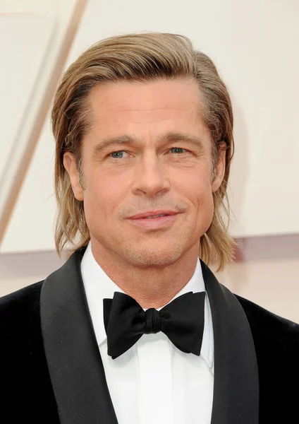 Brad Pitt Den Academy Awards Avholdt Dolby Theatre Hollywood Usa – stockfoto