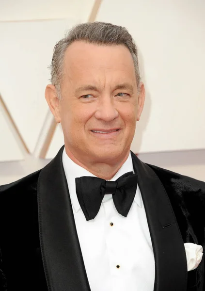 Tom Hanks Rozdaniu Oscarów Dolby Theatre Hollywood Usa Lutego 2020 — Zdjęcie stockowe