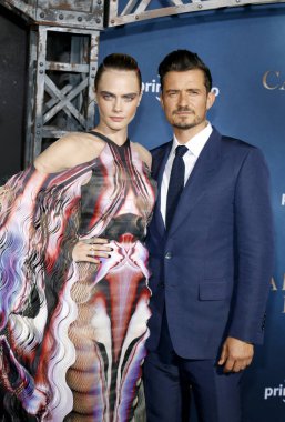 Cara Delevingne ve Orlando Bloom, Amazon'un 'Carnival Row'unun Los Angeles galasında 21 Ağustos 2019'da Abd'nin Hollywood'daki Tcl Çin Tiyatrosu'nda düzenlendi..