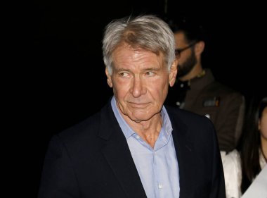 Aktör Harrison Ford, Disney 'in' Star Wars: The Rise of Skywalker 'filminin dünya prömiyerinde 16 Aralık 2019' da ABD 'nin Hollywood şehrindeki Dolby Tiyatrosu' nda düzenlendi..