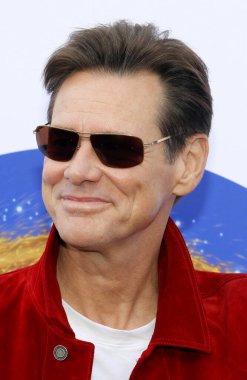 Aktör Jim Carrey, 25 Ocak 2020 'de ABD' nin Los Angeles şehrindeki Paramount Theatre 'da düzenlenen' Sonic the Hedgehog 'prömiyerinde.