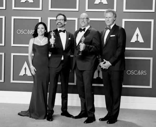 Andrew Buckland Michael Mccusker Julia Louis Dreyfus Dan Ferrell Academy — Stok Foto