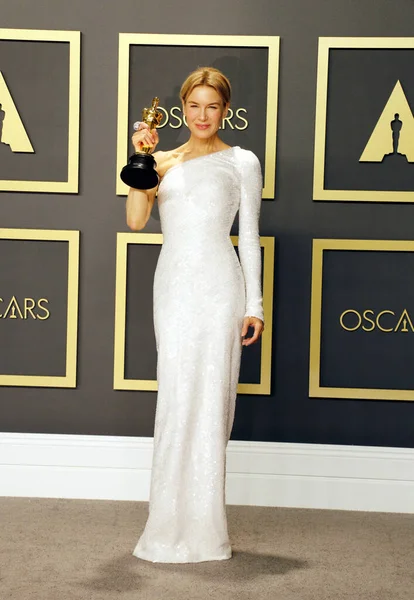 Schauspielerin Renee Zellweger Bei Der Oscar Verleihung Pressesaal Dolby Theatre — Stockfoto