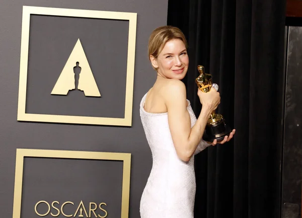 Actriz Renee Zellweger Los 92Nd Academy Awards Sala Prensa Celebrada — Foto de Stock