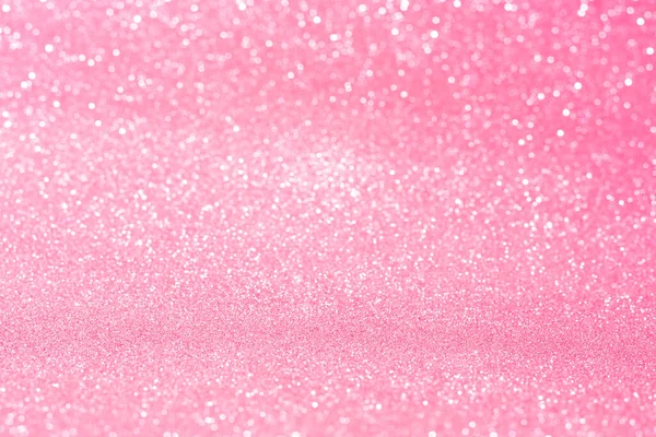 Horizontal pink glitter background with blur and bokeh — Stock Photo, Image