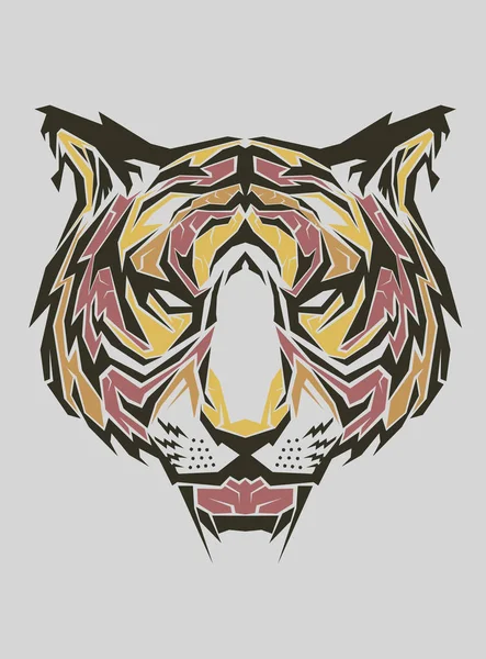 Tigerpop-Art — Stockvektor