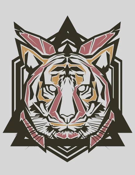 Tiger Pop Art — Stock vektor