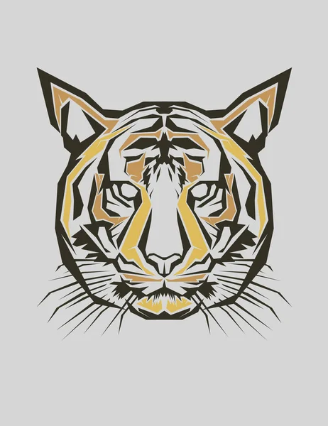 Tigerpop-Art — Stockvektor