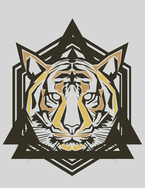 Тигр поп-арту — стоковий вектор