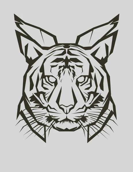 Tiger Pop Art — Stock Vector