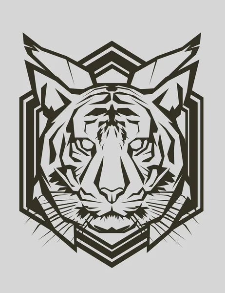 Tiger Pop Art — Stock Vector