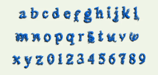 멋진 문자 글꼴 — 스톡 사진
