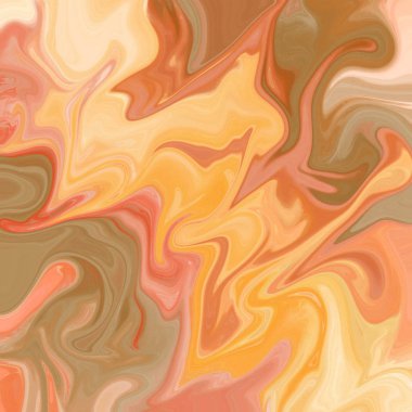 Yağlı boya çizgileri olan sıvı soyut arkaplan