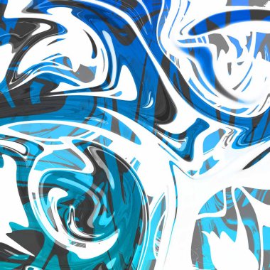 Yağlı boya çizgileri olan sıvı soyut arkaplan