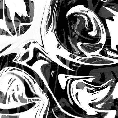 Yağlı boya çizgileri olan sıvı soyut arkaplan