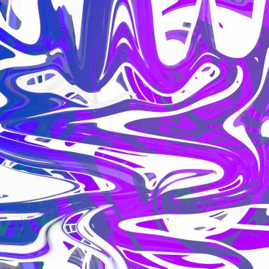 Yağlı boya çizgileri olan sıvı soyut arkaplan