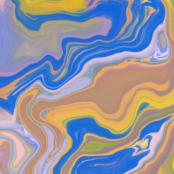 Fondo abstracto líquido con rayas de pintura al óleo — Foto de Stock