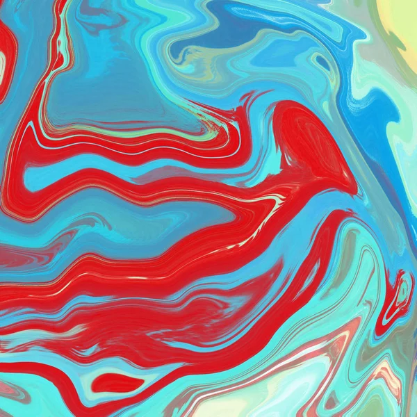 Liquid abstract background with oil painting streaks — Stock Photo, Image